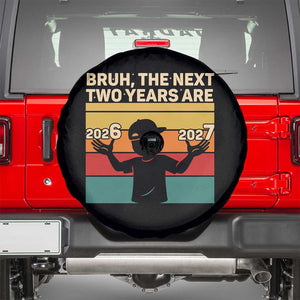 Bruh 67 New Years Eve Party Spare Tire Cover Six Seven Boys 67 Meme 6 7 Numbers TS10 Black Print Your Wear