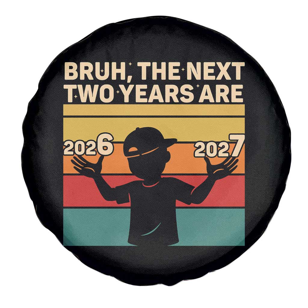 Bruh 67 New Years Eve Party Spare Tire Cover Six Seven Boys 67 Meme 6 7 Numbers TS10 Print Your Wear