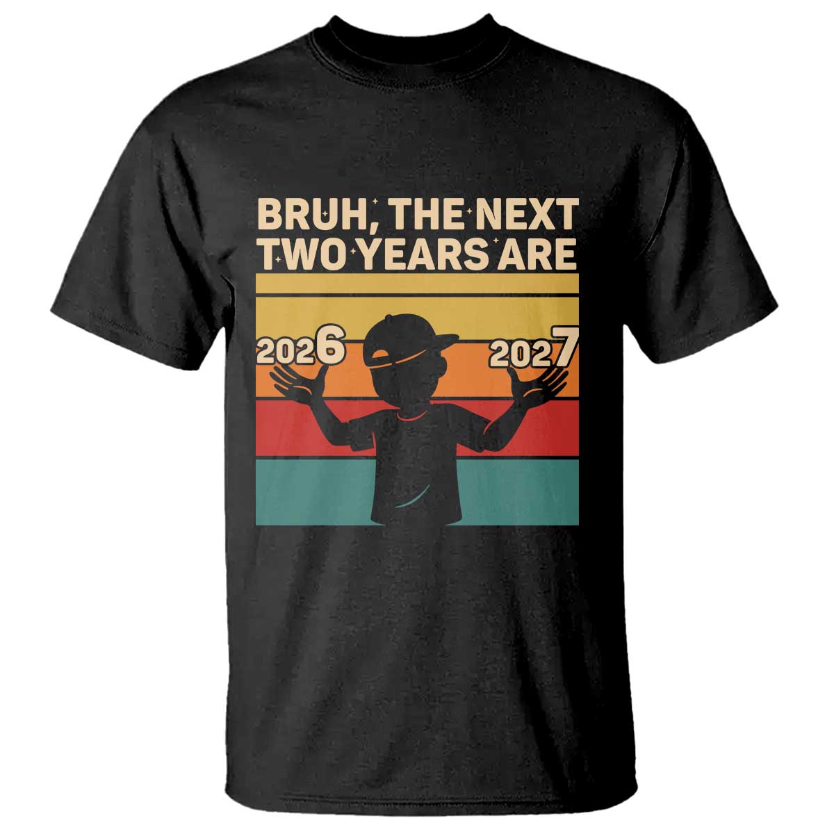Bruh 67 New Years Eve Party T Shirt Six Seven Boys 67 Meme 6 7 Numbers TS10 Black Print Your Wear
