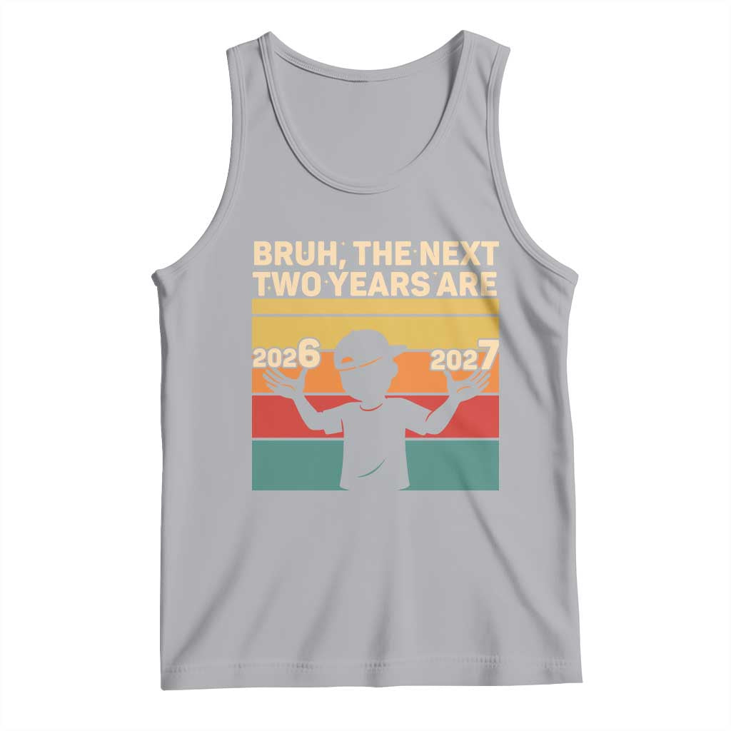Bruh 67 New Years Eve Party Tank Top Six Seven Boys 67 Meme 6 7 Numbers TS10 Athletic Heather Print Your Wear