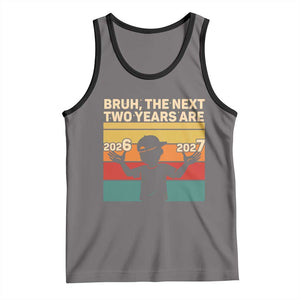 Bruh 67 New Years Eve Party Tank Top Six Seven Boys 67 Meme 6 7 Numbers TS10 Deep Heather Black Print Your Wear