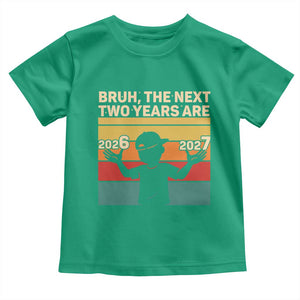 Bruh 67 New Years Eve Party Toddler T Shirt Six Seven Boys 67 Meme 6 7 Numbers TS10 Irish Green Print Your Wear