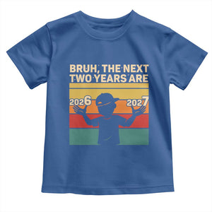 Bruh 67 New Years Eve Party Toddler T Shirt Six Seven Boys 67 Meme 6 7 Numbers TS10 Royal Blue Print Your Wear