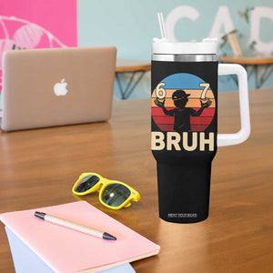 Bruh 67 Meme Tumbler With Handle Funny Six Seven Meme 6 7 Numbers Kid Gen Alpha TS10 Print Your Wear