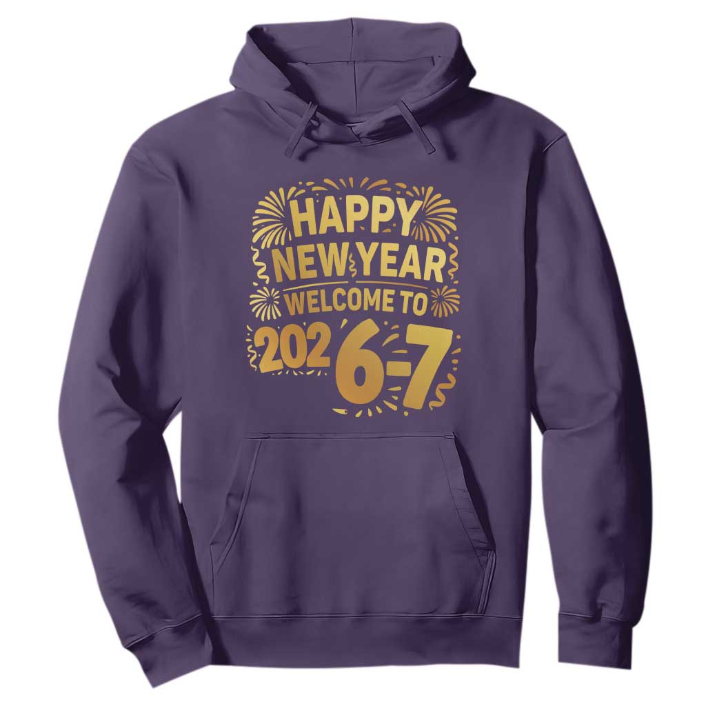 67 New Years Eve Hoodie Funny Six Seven 2026 Meme 6 7 Numbers Kid Gen Alpha TS10 Purple Print Your Wear