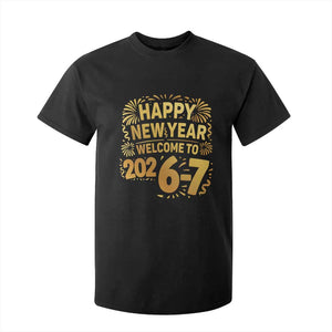 67 New Years Eve T Shirt For Kid Funny Six Seven 2026 Meme 6 7 Numbers Kid Gen Alpha TS10 Black Print Your Wear