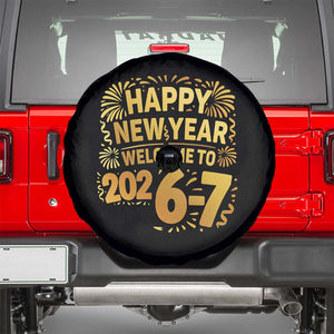 67 New Years Eve Spare Tire Cover Funny Six Seven 2026 Meme 6 7 Numbers Kid Gen Alpha TS10 Black Print Your Wear