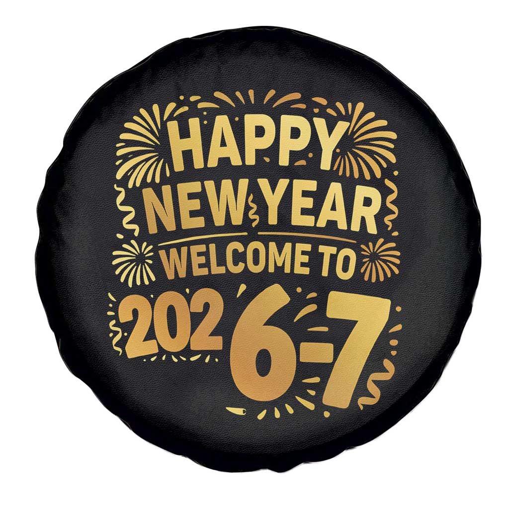 67 New Years Eve Spare Tire Cover Funny Six Seven 2026 Meme 6 7 Numbers Kid Gen Alpha TS10 Print Your Wear