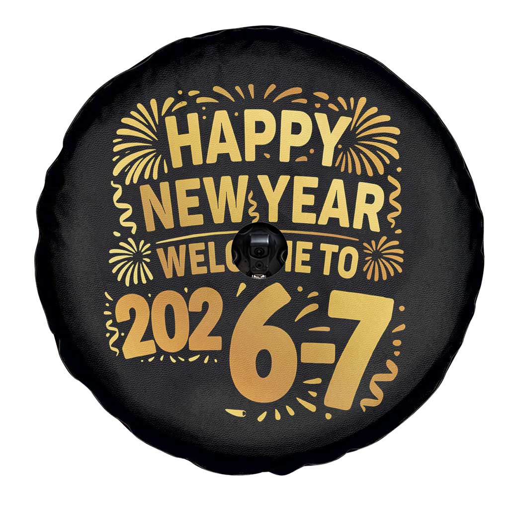 67 New Years Eve Spare Tire Cover Funny Six Seven 2026 Meme 6 7 Numbers Kid Gen Alpha TS10 Print Your Wear