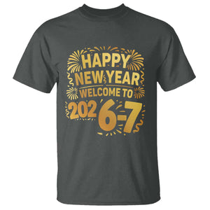 67 New Years Eve T Shirt Funny Six Seven 2026 Meme 6 7 Numbers Kid Gen Alpha TS10 Dark Heather Print Your Wear