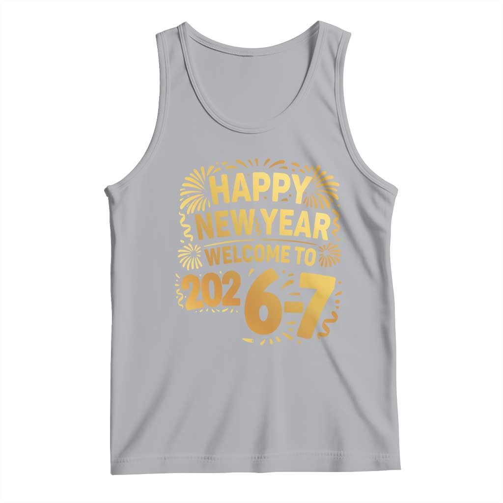 67 New Years Eve Tank Top Funny Six Seven 2026 Meme 6 7 Numbers Kid Gen Alpha TS10 Athletic Heather Print Your Wear