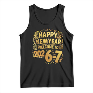 67 New Years Eve Tank Top Funny Six Seven 2026 Meme 6 7 Numbers Kid Gen Alpha TS10 Black Print Your Wear