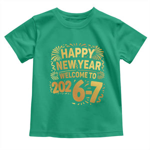67 New Years Eve Toddler T Shirt Funny Six Seven 2026 Meme 6 7 Numbers Kid Gen Alpha TS10 Irish Green Print Your Wear