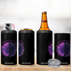 Autoimmune Disease Awereness 4 in 1 Can Cooler Tumbler I Am The Storm Purple Ribbon TS10 Print Your Wear