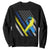 World Down Syndrome Day Sweatshirt Blue Yellow Ribbon American Flag T21 321 TS10 Black Print Your Wear