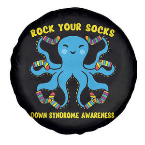 World Down Syndrome Day Spare Tire Cover Octopus Rock Your Sock Support 321 TS10 Print Your Wear