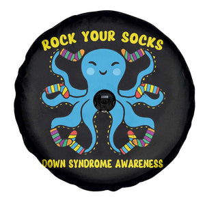 World Down Syndrome Day Spare Tire Cover Octopus Rock Your Sock Support 321 TS10 Print Your Wear