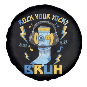 World Down Syndrome Day Spare Tire Cover Rock Your Sock Bruh Support 321 TS10 Print Your Wear