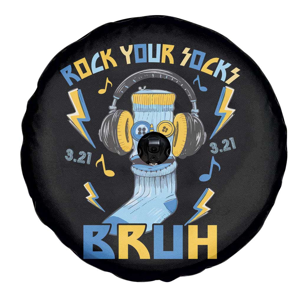 World Down Syndrome Day Spare Tire Cover Rock Your Sock Bruh Support 321 TS10 Print Your Wear