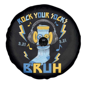 World Down Syndrome Day Spare Tire Cover Rock Your Sock Bruh Support 321 TS10 Print Your Wear