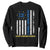 World Down Syndrome Day Sweatshirt Blue Yellow Ribbon American Flag 321 TS10 Black Print Your Wear