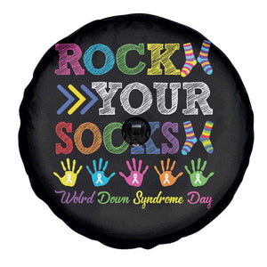 World Down Syndrome Day Spare Tire Cover Rock Your Socks Awareness Support 321 TS10 Print Your Wear