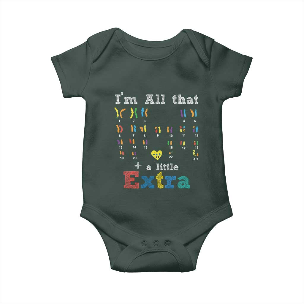 World Down Syndrome Day Baby Onesie 321 Awareness Support All That Little Extra T21 TS10 Print Your Wear