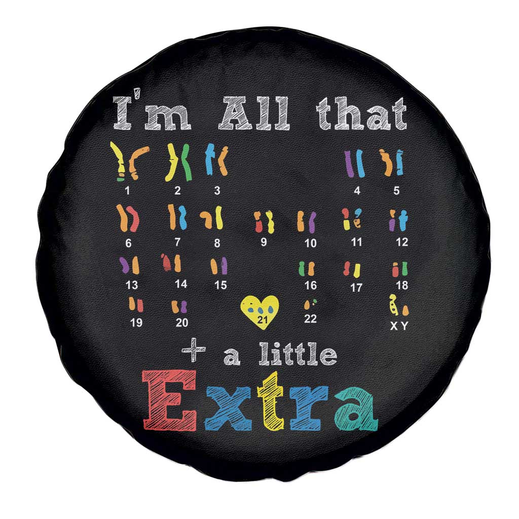 World Down Syndrome Day Spare Tire Cover 321 Awareness Support All That Little Extra T21 TS10 Print Your Wear