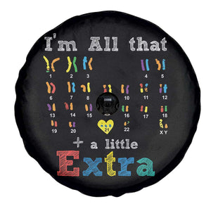 World Down Syndrome Day Spare Tire Cover 321 Awareness Support All That Little Extra T21 TS10 Print Your Wear