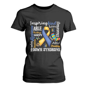Down Syndrome Awareness T Shirt For Women Rock Your Socks Different Not Less TS10 Black Print Your Wear