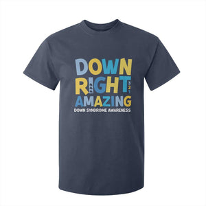 World Down Syndrome Day T Shirt For Kid 321 Awareness Support Down Right Amazing Three Arrows TS10 Navy Print Your Wear
