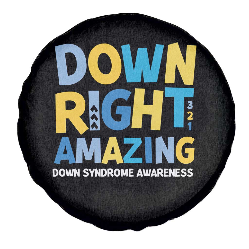 World Down Syndrome Day Spare Tire Cover 321 Awareness Support Down Right Amazing Three Arrows TS10 Print Your Wear