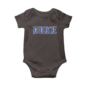 Duke Baby Onesie Vintage City TS10 Dark Chocolate Print Your Wear