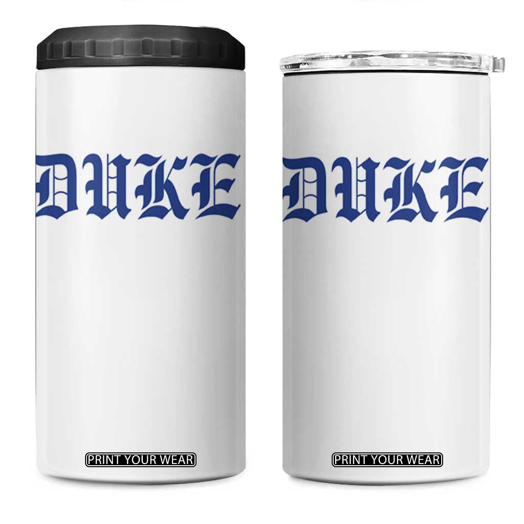 Duke 4 in 1 Can Cooler Tumbler Vintage City TS10 One Size: 16 oz White Print Your Wear