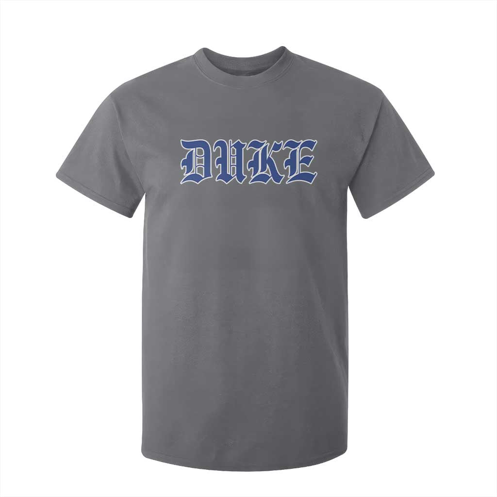 Duke T Shirt For Kid Vintage City TS10 Charcoal Print Your Wear