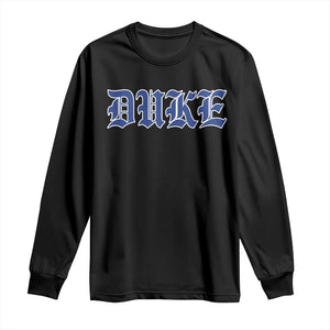 Duke Long Sleeve Shirt Vintage City TS10 Black Print Your Wear