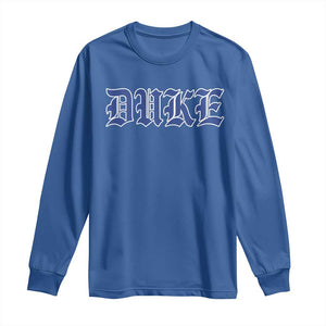 Duke Long Sleeve Shirt Vintage City TS10 Royal Blue Print Your Wear
