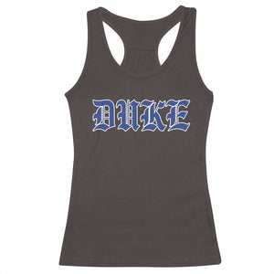 Duke Racerback Tank Top Vintage City TS10 Dark Chocolate Print Your Wear