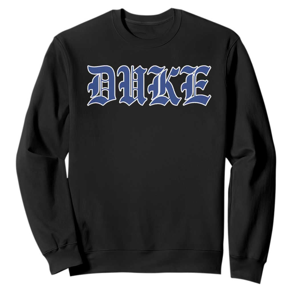 Duke Sweatshirt Vintage City TS10 Black Print Your Wear