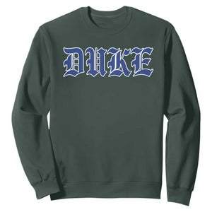 Duke Sweatshirt Vintage City TS10 Dark Forest Green Print Your Wear