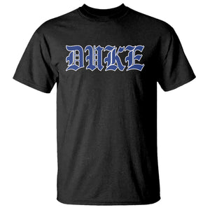 Duke T Shirt Vintage City TS10 Black Print Your Wear