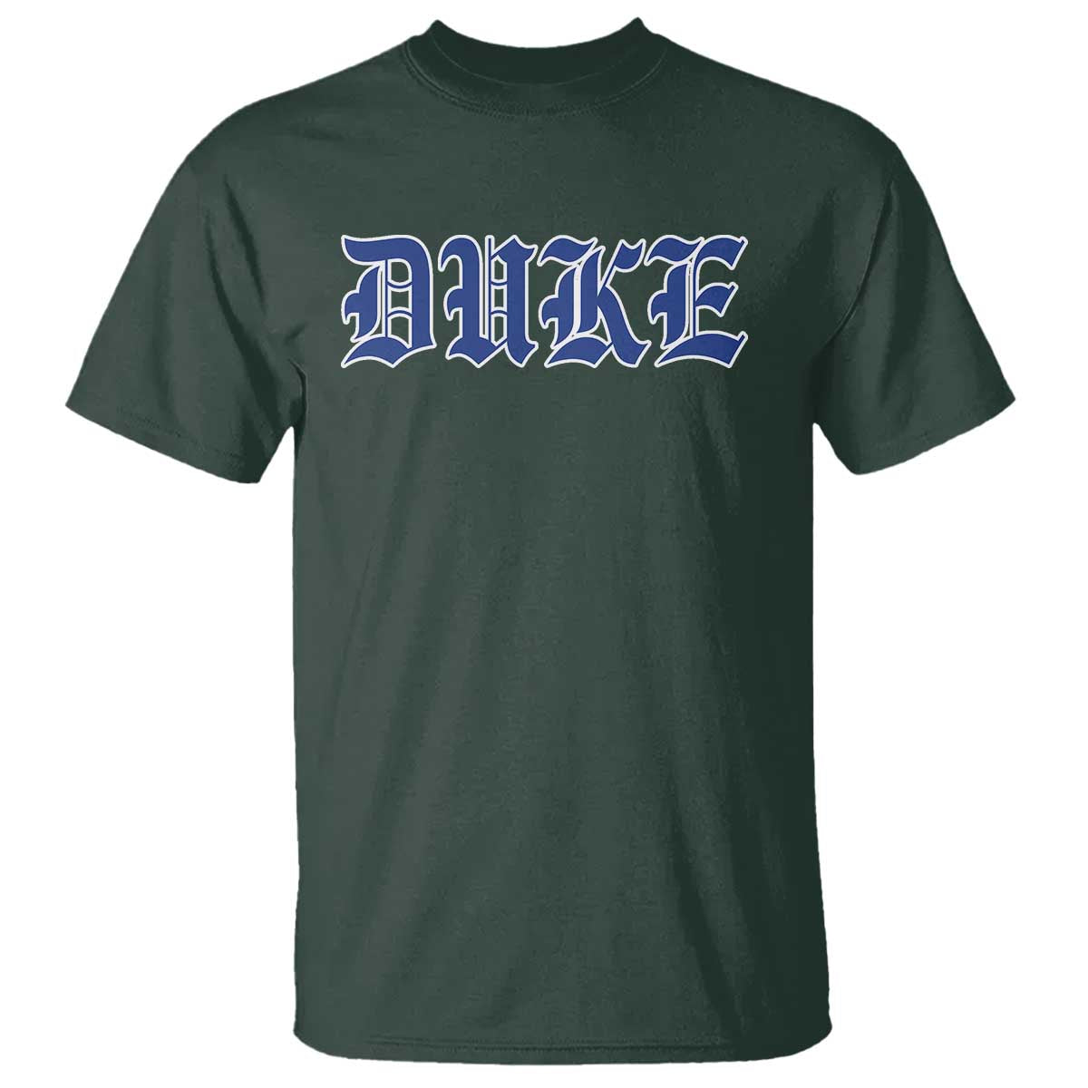 Duke T Shirt Vintage City TS10 Dark Forest Green Print Your Wear