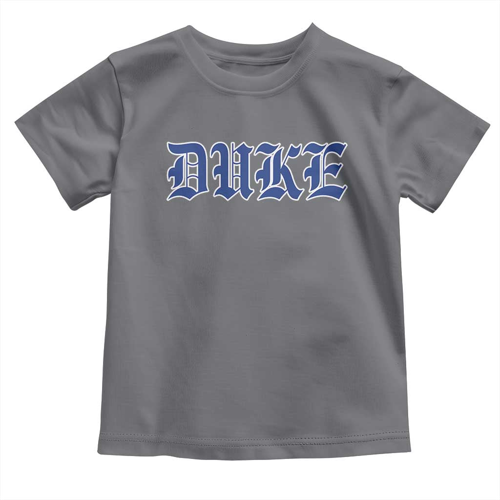 Duke Toddler T Shirt Vintage City TS10 Charcoal Print Your Wear