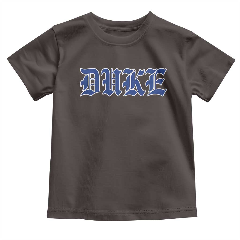 Duke Toddler T Shirt Vintage City TS10 Dark Chocolate Print Your Wear