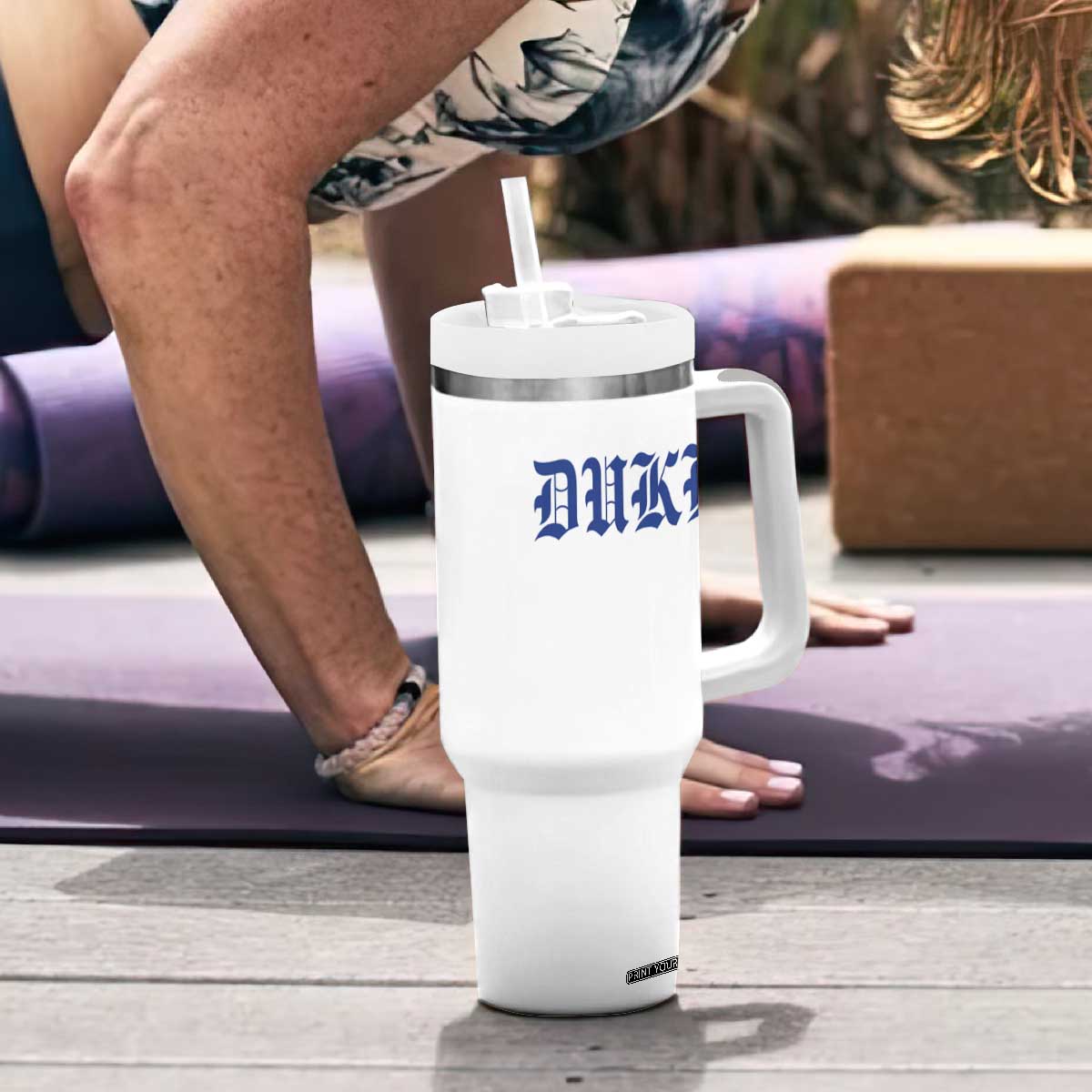 Duke Tumbler With Handle Vintage City TS10 Print Your Wear