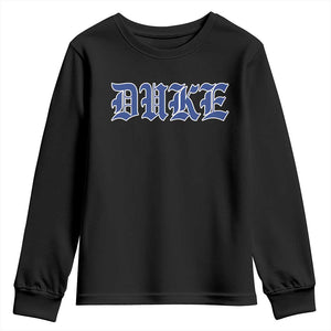 Duke Youth Sweatshirt Vintage City TS10 Black Print Your Wear
