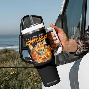 Autistic And Gay Skeleton Explosion Tumbler With Handle TS10 Print Your Wear