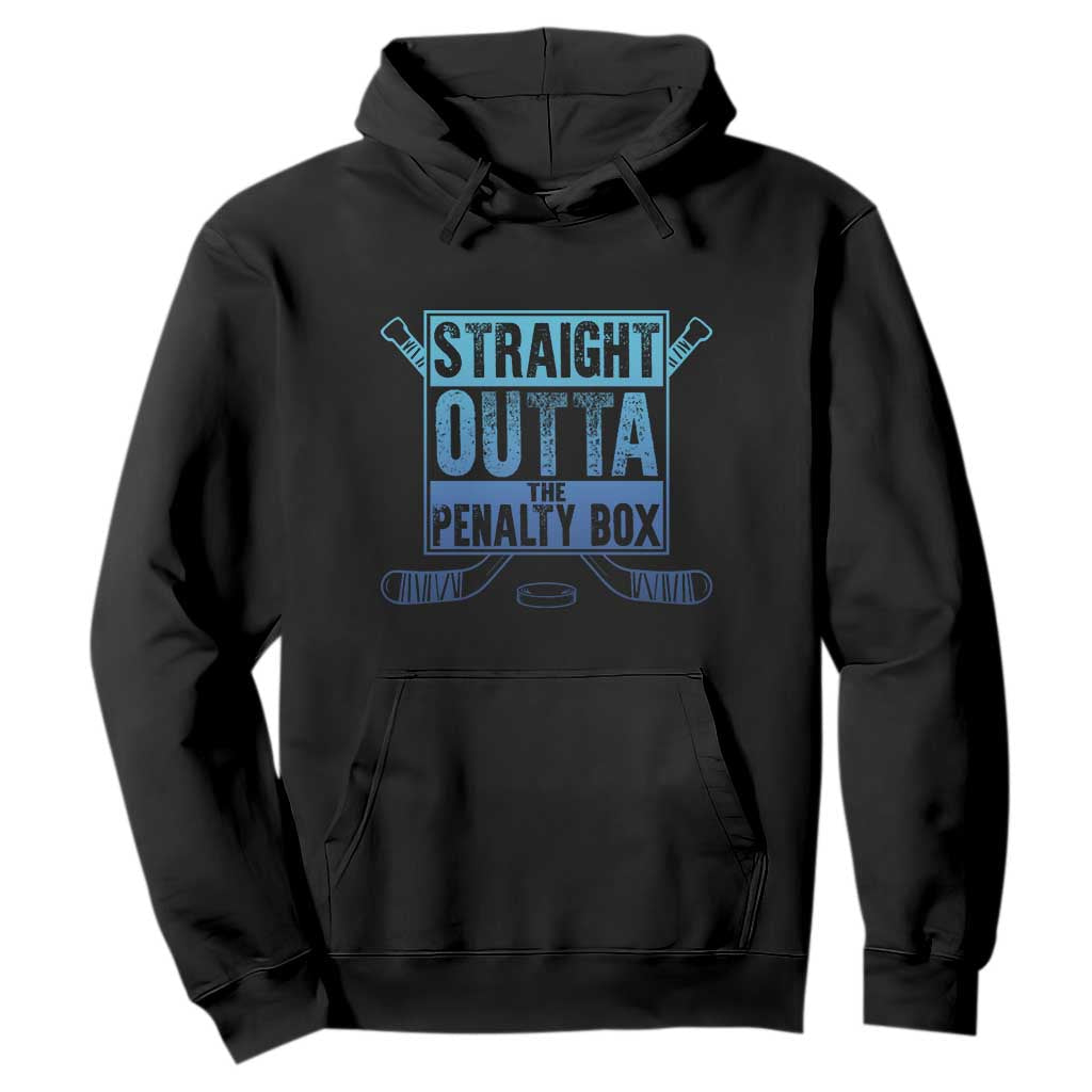 Ice Hockey Player Gifts Hoodie Straight Outta The Penalty Box TS10 Black Print Your Wear
