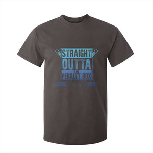 Ice Hockey Player Gifts T Shirt For Kid Straight Outta The Penalty Box TS10 Dark Chocolate Print Your Wear