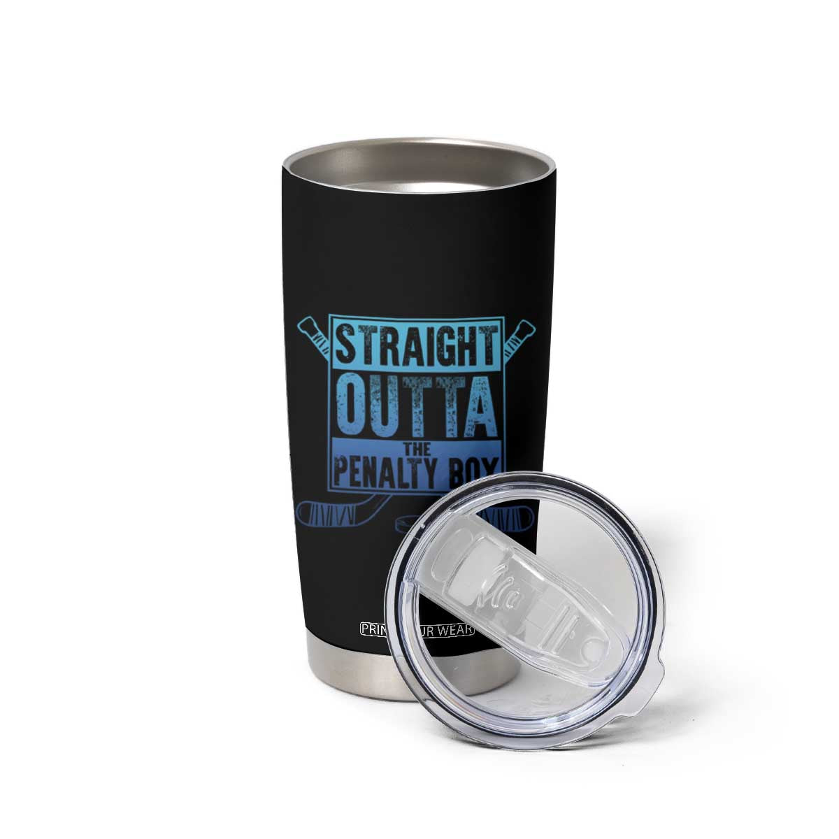 Ice Hockey Player Gifts Tumbler Cup Straight Outta The Penalty Box TS10 Print Your Wear